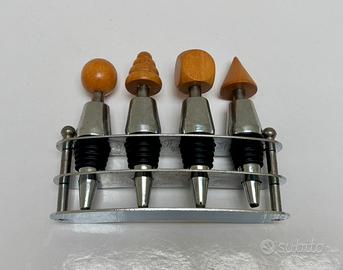 Tappi stopper, vintage, in metallo