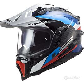 CASCO LS2 MX 701 EXPLORER CARBON FRONTIER BLK BLUE