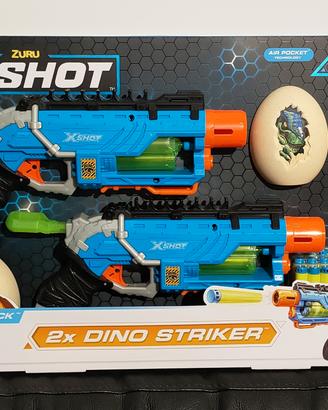 Pistole X Shot 2 Dino Striker + 24 cartucce Nerf