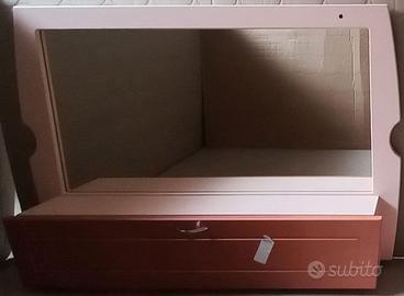 Specchio mobile bagno contenitore   NUOVO