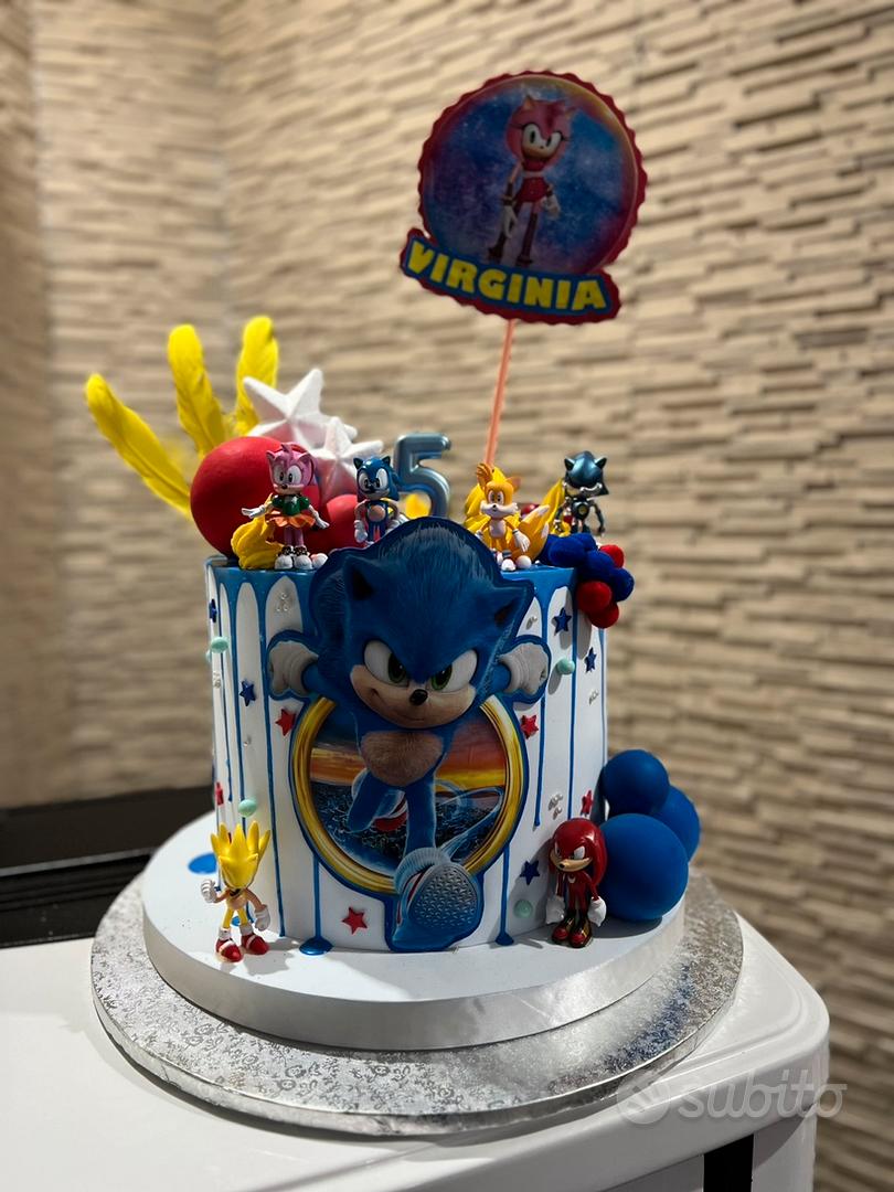 torta-scenografica-in-polistirolo-di-sonic -decorazone-tavola-personallizzabile-compleanno