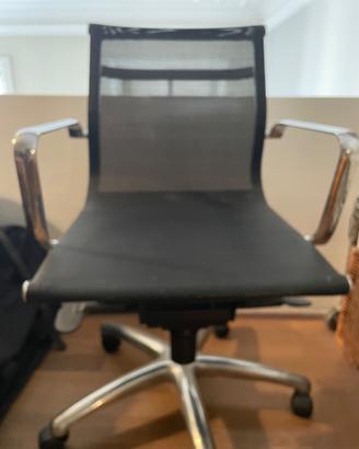 Sedia girevole da scrivania con rotelle