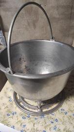 Paiolo in acciaio