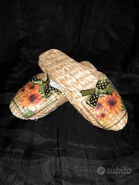 ciabatte gialle/verdi 