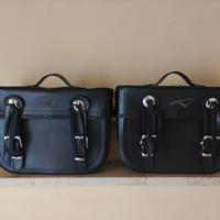 Borse moto finta pelle 