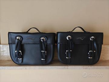 Borse moto finta pelle 