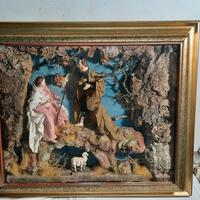 Presepe artistico nella cornice artigianale 