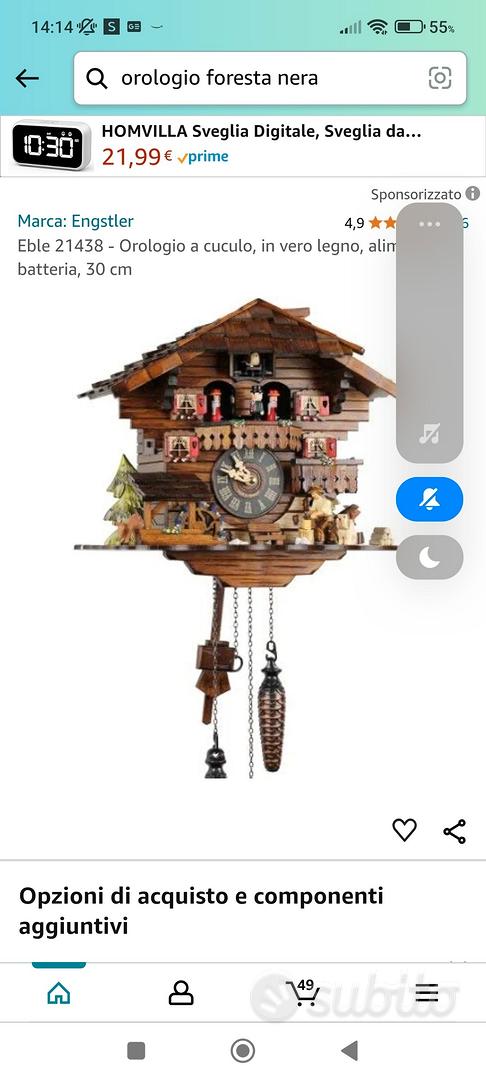 Orologio a cucu a batteria store