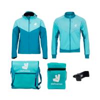 Abbigliamento e zaino Deliveroo