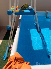 Piscina bestway 4x2 completa di tutti gli accessor