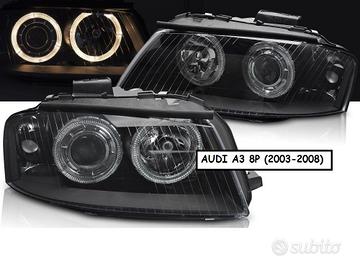 Fanali anteriori Angel Eyes AUDI A3 8P 03-08
