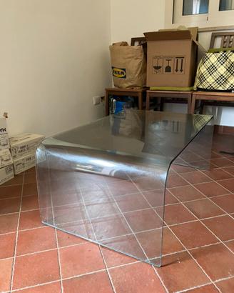 Tavolo FIAM in cristallo