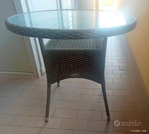 Tavolo Casaria in polyrattan