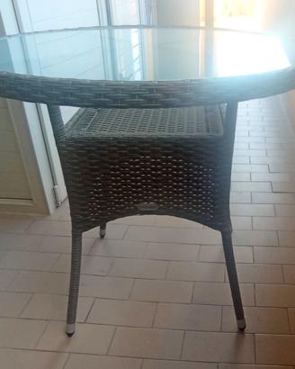 Tavolo Casaria in polyrattan