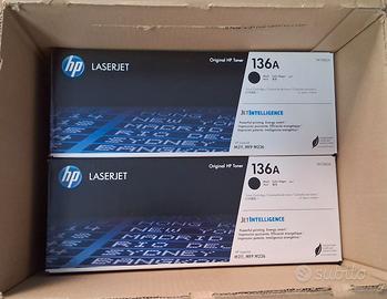 N° 2 Toner HP 136A (W1360A) originali