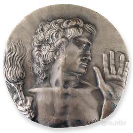 Emilio Greco, firmato, medaglia CONI 10 cm