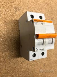 Interr. automatico DOMA42 2P 2 moduli 16A C