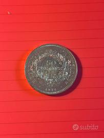 50 franchi Francia 1974 Hercule