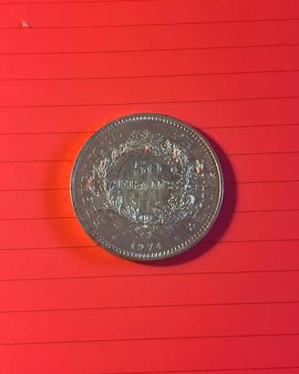 50 franchi Francia 1974 Hercule