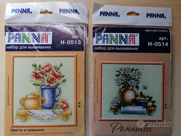 Kit per ricamo punto croce, Cross stitch nu
