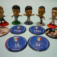 Lotto miniature caricature Microstars calciatori