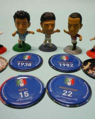 Lotto miniature caricature Microstars calciatori