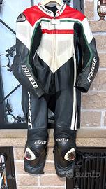 Tuta moto intera in pelle Dainese Monza