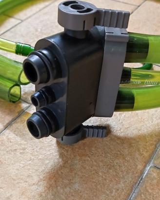 Valvola Doppio Raccordo con Tubi per Filtro EHEIM