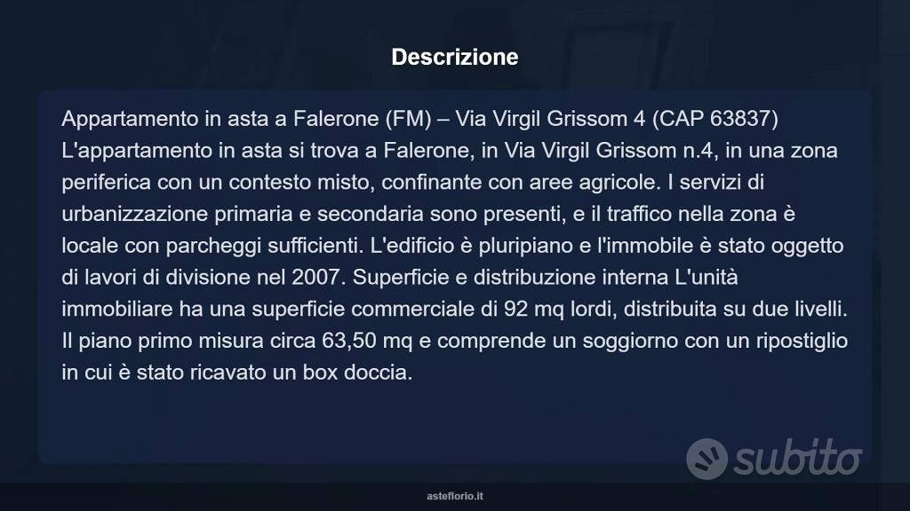 Appartamento – Falerone, Zona Industriale Piane di Falerone - Altro