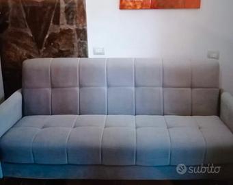 Divano a letto nuovo grigio