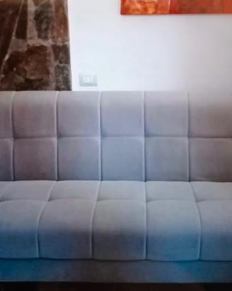 Divano a letto nuovo grigio
