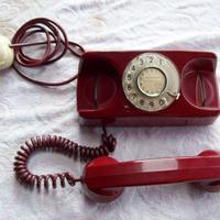 Telefono d’epoca a disco