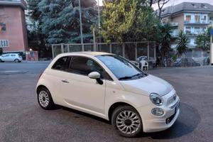 Fiat 500 cabrio bianca 52.000 km