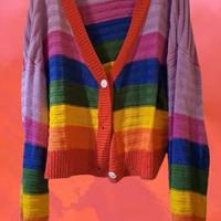 Cardigan Donna Arcobaleno – XXL / IT 48 – Shein Cu