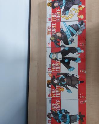 Volumi Fire Force 1-5 