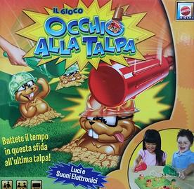 Gioco occhio alla talpa con luci e suoni +4 anni