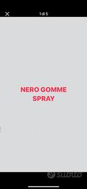Nero Gomme Spray Professionale Nuovo