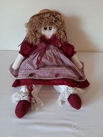 BAMBOLA DI STOFFA fatta a mano