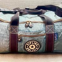 Borsa da viaggio Kipling blù avio