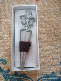 Tappo per bottiglia di vino design Fleur de Lis