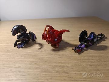 N.3 BAKUGAN IN BUONE CONDIZIONI