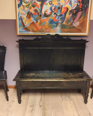 Panca Antica Legno Massello 1800