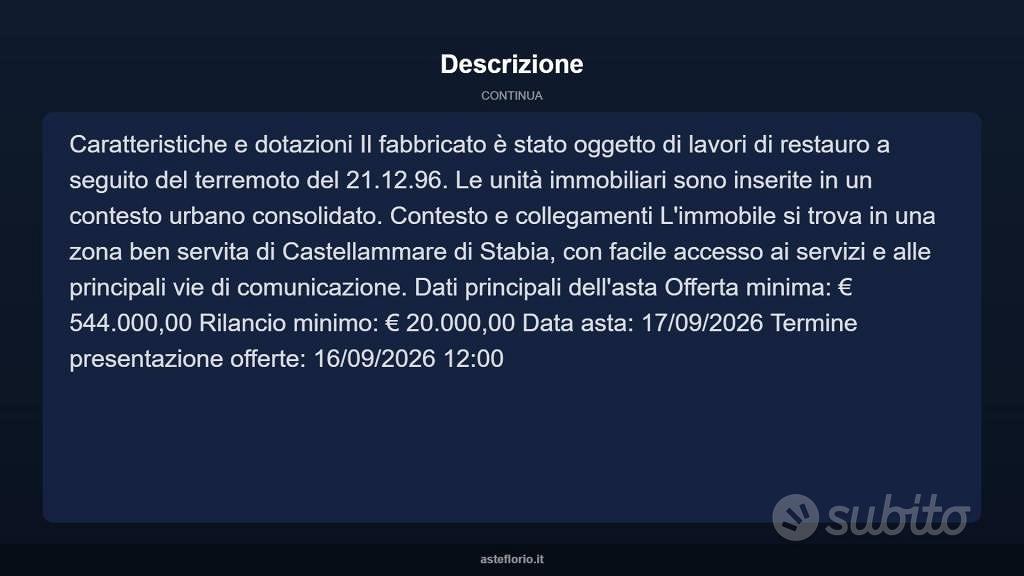 Appartamento – Castellammare di Stabia, Fratte, Napoli - Vista 4