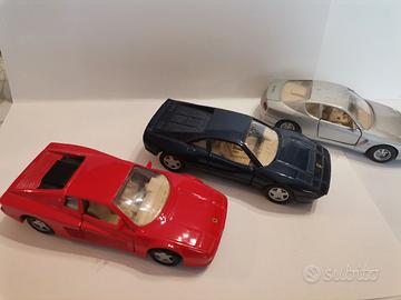 3 Ferrari Maisto collezione Shell model anni 90 
