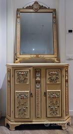 credenza mobile stile barocco veneziano in legno