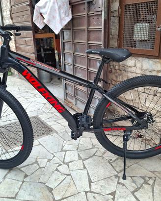 bici misura 27.5 wolfing alluminio freni a disco 
