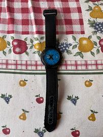 orologio militare quadrante blu batteria da cambia