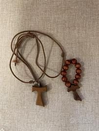 Collana Tau San Francesco e Rosario