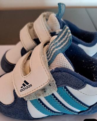 Adidas scarpine primi mesi.Mis.17 Chiusura strappo