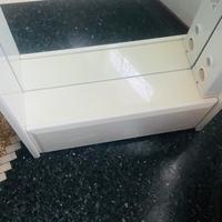 Mobile bagno laccato bianco